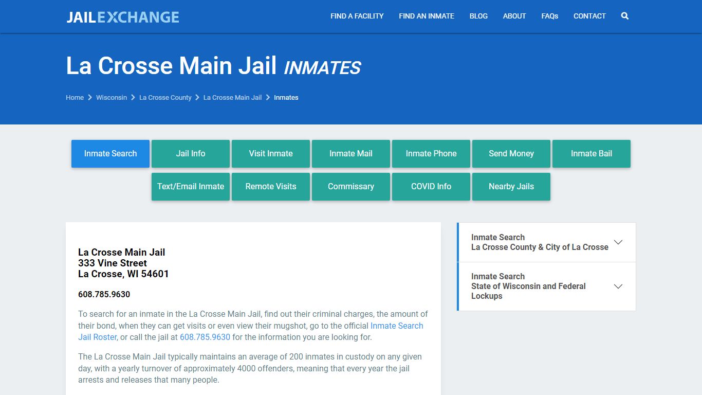 La Crosse County Jail Inmates | Arrests | Mugshots | WI